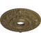 Ekena Millwork Rose Ceiling Medallion (Fits Canopies up to 7 1/4"), 18"OD x 3 1/2"ID x 1 1/2"P, Mississippi Mud CM18ROMMF - alternate 4